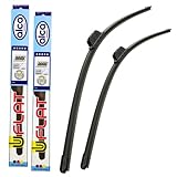 alca Flat Set of 2 Front Wiper Blades Fits Land Rover Discovery 2004-2016 AH 22"22"