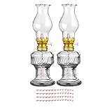 Garneck 2 Sets of Retro Kerosene Lamp Retro Oil Lamp Burner Kerosene Oil Home Party Decorative Outdoor Camping s for Indoors