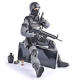 Scakbyer Military Soldier Action Figures Set, 12 Inch 1/6 Scale Action Figures Set with Weapons and Clothes Accessories - Type I - SDU Soldier