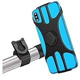 MOSUO Bike Phone Holder,360° Rotatable Adjustable Detachable Bike Phone Mount Universal Bicycle Motorcycle Sport Gadget Mounts for 4.5"-7.0" Smartphone Compatible for iPhone Samsung Huawei Google etc