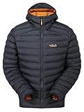 Rab Men's Cirrus Alpine Jacket - Lightweight Insulated Coat for Climbing & Mountaineering - Beluga - Large