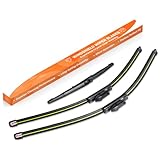 GEARCELL Wiper Blade Set Compatible With VAUXHALL ASTRA J MK6 Hatchback Dec 2009 to Dec 2016