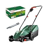 Bosch Corded Lawnmower EasyRotak 32-220 (1200 W Motor Power, Cutting Width: 32 cm, 31-Litre Grass Box, Extra 32cm Sharp Blade, Suitable for Quick and Easy Mowing with Tidy Edges) - Amazon Exclusive