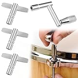 4 Pcs Adjustable Drum Key Adjusting Remove Replace The Drum For Most Drums Drum Key Set Fine-tune To Meet The Feel For Drum Kit Snare Drum Bass Drum For Parties And Drum Enthusiasts