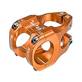 X AUTOHAUX Aluminum Alloy 35mm Mountain Bike Stem Handlebar Accessories Orange