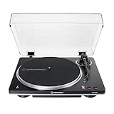Audio-Technica AT-LP70XBT Fully Automatic Wireless Belt-Drive Turntable (Black/Silver)