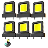 Cordless LED Work Light for All Power Tool Batteries,High Brightness Floodlight,Portable Flashlight Jobsite Spotlight Tool, Lamp Flood Light for Repairing/Outdoor Camping/Emergency(No Battery) (6pcs)