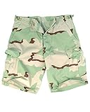 Mil-Tec Bermuda Co Prewash Desert Men's Shorts, Dessert, L