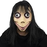 PartyHop MOMO Mask Halloween Party Scary Horror Latex Full Head Mask