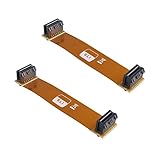Futheda 2Pcs 2 Way SLI Bridge Interconnect Flexible, 3 Slot SLI Crossfire Connector Compatible with ASUS Nvidia Graphics Card 10cm