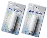 Medium Bait Elastic 2 x 250m Spools Dead Bait Sea & Coarse Fishing Rigs. - Save Bait! Shrimps, squid, crab, fish etc.
