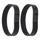 OTOTEC 2pcs Rubber Timing Belts HTD 225-3M-17 75-Teeth Closed-Loop Toothed Drive Belt Compatible With BOSCH PBS75A-GBS75A-GBS75AE SILVERCREST PARKSIDE PEBS 900