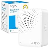Tapo H100 Smart Hub with Chime, Works with Tapo Doorbell Camera, Smart Switch, Button and Sensor,Whole-Home Coverage,Connect Up to 64 Devices,19 Ringtones,Energy-Efficient, Quick and Easy Setup
