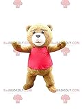 REDBROKOLY Mascot Ted, the famous brown bear from the film of the same name