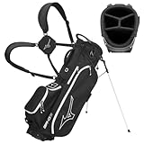 Mizuno BR-D3 Stand Golf Bag | 8 1/2 Inches | Black-White