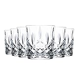 RCR 6X 340ml Crystal Glass Tumbler Glasses Orchestra Range DOF Cocktail Tumblers Glass Set - Gift Boxed - Made in Italy Crystal