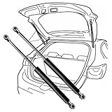 YXFCD 2 PCS Car Rear Tailgate Boot Gas Struts for Nissan Navara D22 23 40 Carryboy Hardtop 330mm 133N C1604464A, Trunk Gas Support Struts Shocks Hydraulic Boot Shock Liftgate Spring Holder