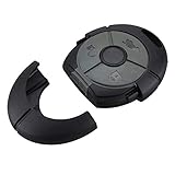 MG Rover 3-Button Remote Key Shell Case for Rover MG TF ZR ZS 25 45 (Black, Plastic, Passenger Car)