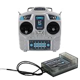 WANGCL Rc Transmitter and Receiver Rc controller and Receiver Kit 2.4GHz 6CH for FPV RC Racing Quadcopter Car Boat Helicopter -Mode Left Hand