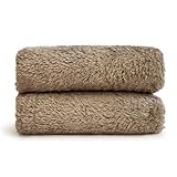 Beddings Direct Teddy Bear Blanket - Fluffy Fur Throw Blanket - Warm & Cozy Teddy Blanket for Bed, Couch & Sofa - Durable & Ultra Soft Plush Winter Blanket (Taupe Double, Double)