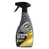 Turtle Wax Hybrid Solutions Ceramic Wet Car Wax, Spray on Concentrated Car Wax & Polish Spray, 500ml, Pack of 1, Fruity Scent, Quick & Easy, Post Wash - Dry, Shine & Protect your Car in One Easy Step