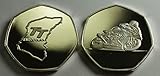 ISLE OF MAN TT RACING Silver Commemorative Coin Albums/50p Collectors, Coin Hunt. Superbikes, Motorsport