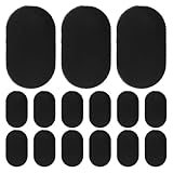 BESPORTBLE 40pcs Silicone Oval Piggy Bank Plugs Moneybox Stopper Covers for Savings Jars Smooth Touch Black Replacement Bung for Secure Coin Bank Closure