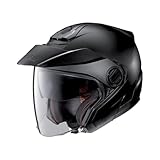 Nolan N40-5 Classic 2023 N-Com Jet Helmet, Matte Black, XL (61/62)