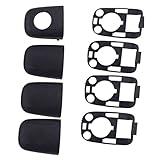 8PCS Exterior Door Handles End Cap Cover For Peugeot 307 For Citroen C2 C3 Door Handle 2003-2009