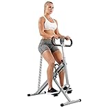 Sunny Health and Fitness Squat Assist Upright Row-N-Ride Rowing Machine, Horse Riding Machine Full Body Exercise Indoor Trainer Equipment for Home Gym Use - NO.077S