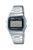 Casio Men's Digital Watch with Stainless Steel Bracelet A158WEA-1EF