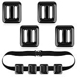 PEUTIER 4pcs Scuba Weights Belt, 0.5kg/1.1lb Scuba Diving Weight Belt Nylon Dive Belt with Metal Quick Release Buckle for Spear Fishing Free Diving