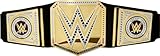 Mattel WWE Championship Title, Undisputed WWE Universal Championship Role-Play & Costume Accessory, Wearable Leather-like Belt 3+ Feet with One-Time Adjustment, HYJ35, Black