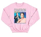 Sanfran Clothing Cam Tucker Homage Funny Modern TV Show Retro 90's Mitch Phil Dunphy Jumper Sweater Medium/Light Pink