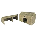 Metcalfe Manor Farm Barn & Tractor Shed - Miniature Toy Building - Barn - Children, Unisex