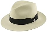 Whiteley Ascot Panama Hat in Natural, Size: Large (59cm)