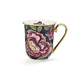 Spode Creatures of Curiosity 0.34 Litre Mug Black, CRCBK8817-XG