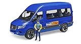 bruder 02681 MB Sprinter Transfer with Driver 1:16 Vehicles, Transporter, Bus, Car, Bworld Figure