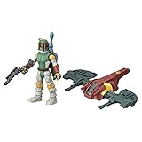 Star Wars Mission Fleet Gear Class Boba Fett Capture in the Clouds 2.5-Inch-Scale Figure and Vehicle, Toys for Kids Ages 4 and Up