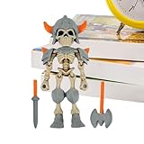 3D Printed Dragon & Military Figures, Large Format Dragon, Movable Military Dolls with Weapons, Stable Standing, for Christmas Decoration, Role Play ​