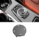 Jaroxn Compatible with BMW iDrive Knob Button Replacment Multimedia iDrive Control Knob Button for 1' F20 F21/3' F30 F31 F34 GT/5' F07 F10 F11/7' F01 F02 F04/X3 F25 Series, iDrive Button Cover