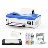 PUNEHOD DTF A4 T-Shirt Printer, Direct to Film Printing Machine with White Ink Stirring