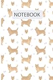 Cute Norfolk Terrier Dog Pattern: Lined Journal Notebook Norfolk Terrier Gifts for Norfolk Terrier lovers | 6" X 9" | 110 Blank Lined