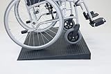 The Ramp People 4cm Rubber Threshold Wheelchair Scooter Kerb Ramp (40mm high x 400mm long x 1000mm wide 8.10kg)