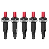 Dsacxixai 5pcs Push Botton Piezo Spark Igniter With Threaded Ceramic Electrode Lgniter Fit For Gas Fireplace Oven Heater Kitchen Lgniter