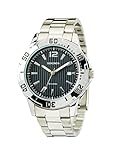 Sekonda Men's Quartz Watch with Black Dial Analogue Display and Silver Stainless Steel Bracelet 1171.27
