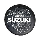 HCXYSZLB Car Spare Wheel Cover for Suzuki Grand Vitara,Spare Tyre Cover Waterproof Dustproof Protection Tire Covers PVC Wheel Protective Cover Wheel Tyre Exterior Accessories,16inch