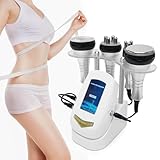 Elitzia 4 in 1 Body Shaper Beauty Machine Skin Care Tool Rf Cavitation Vacuum Multipole Device Salon Spa Equipment Home Use Massager for Arm Waist Belly ETLW202