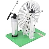 Premium Wimshurst Generator with 2 Leyden Jars Static Machine Physics Experiment Electrostatic Induction Electricity Generator