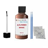 Touch Up Paint For Alfa Romeo Spider Bronze 842 1980-1983 30Ml Bottle Brush Scratch Stone Chip Repair Pen